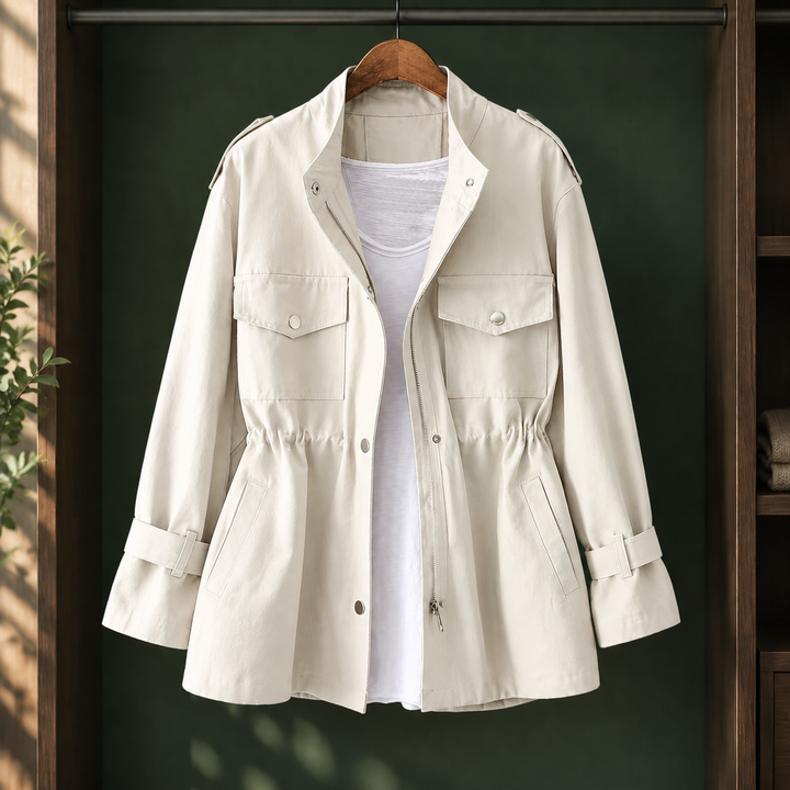 Women's Eleanor-Jane Utility Jacket in Pink | Invictora.com