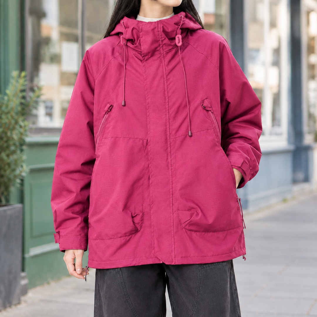 Women's Chantal Utility Jacket in Black | Invictora.com