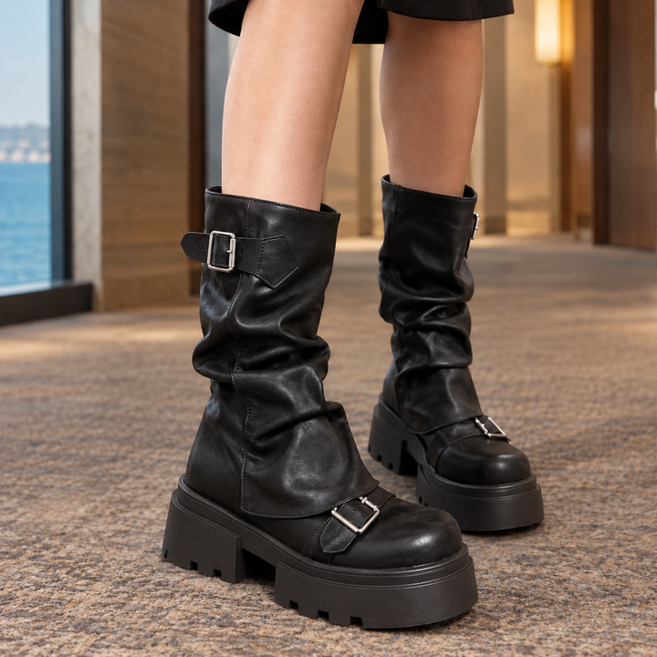 Women's Zeno-Parma Platform Boots product image | Invictora.com