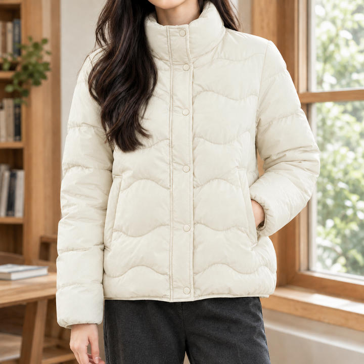 Women's Aurore-Hope Quilted Jacket in Black | Invictora.com
