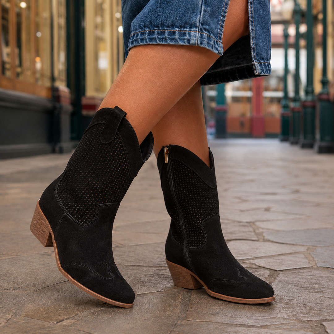 Soriano Women's Leather Cowboy Boots product image | Invictora.com