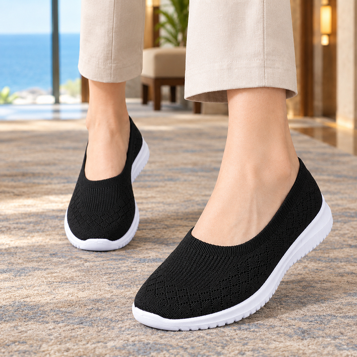 Women's Assisi Slip-On Sneakers in Red | Invictora.com