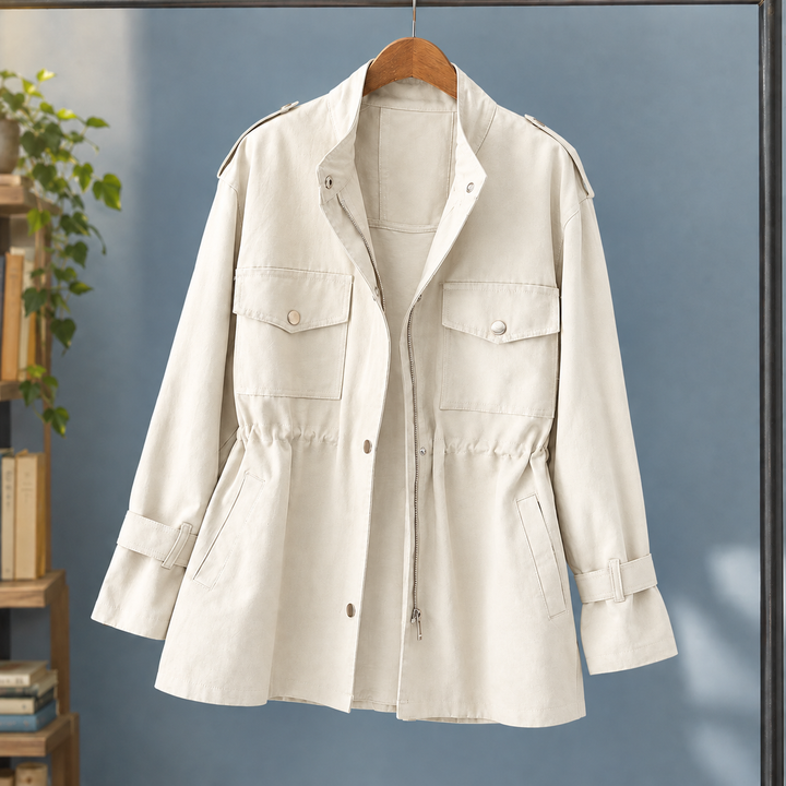 Women's Soledad-Kate Utility Jacket in Pink | Invictora.com