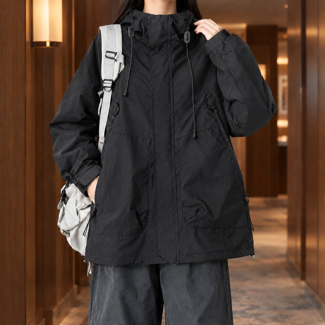Women's Ariane-Grace Hooded Jacket in Pink | Invictora.com