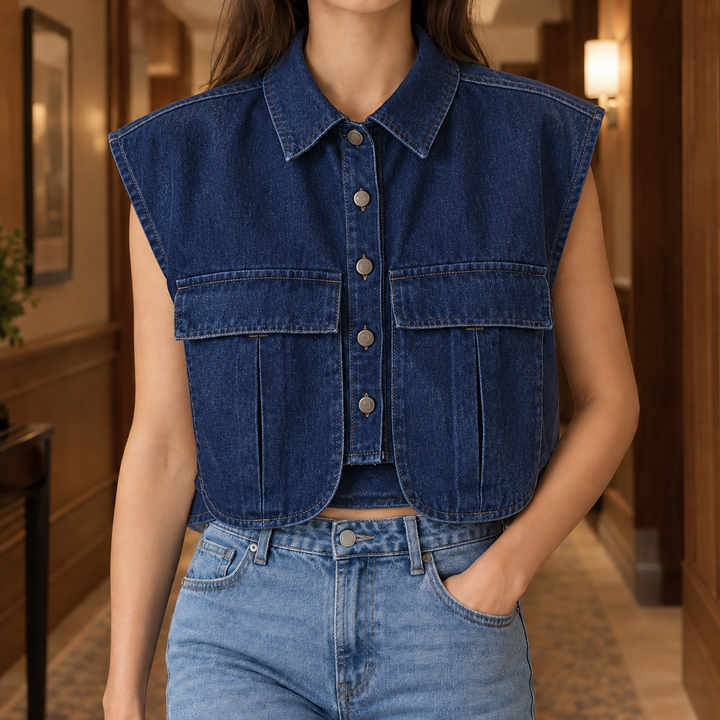 Women's Iolanthe Utility Top in White | Invictora.com