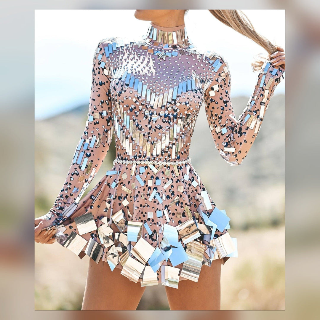 Women's Cleo Crystal Embellished Mini Dress product image | Invictora.com