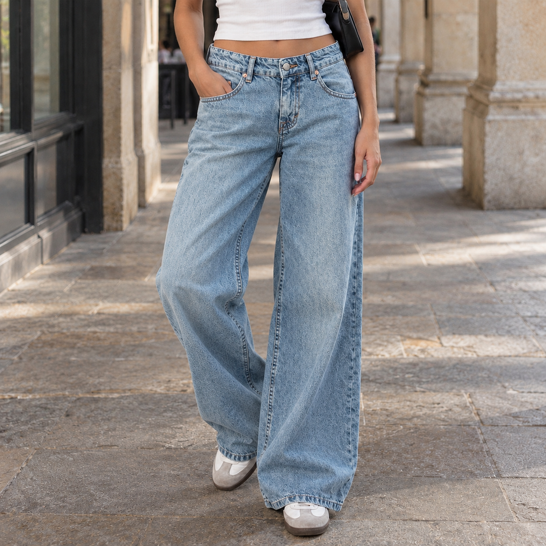 Women's Edith-Louise Wide Leg Jeans product image | Invictora.com