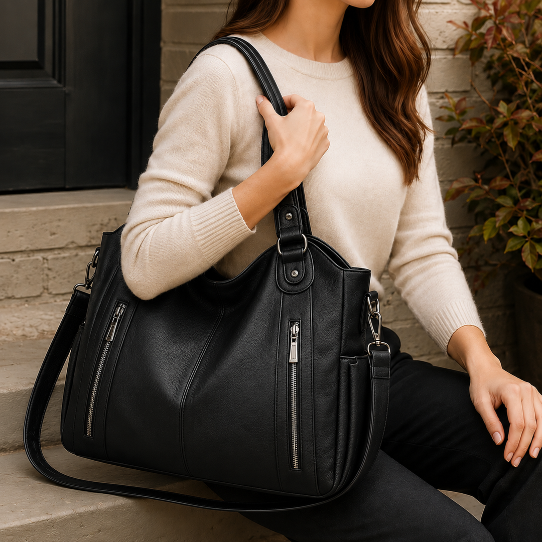Women's Farina Zip Pocket Tote | Invictora.com