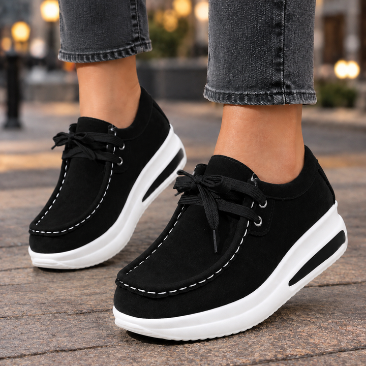 Women's Marostica-Milano Suede Wedge Shoes in Brown | Invictora.com