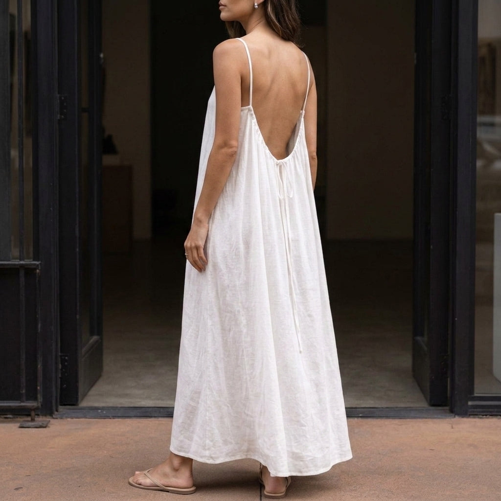 Women's Romy Backless Maxi Dress product image | Invictora.com