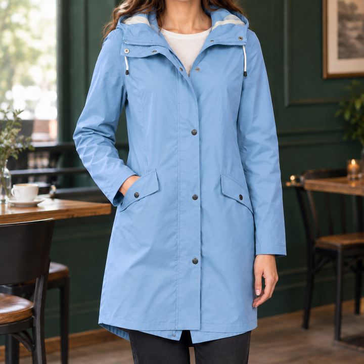 Women's Ottilie-Skye Hooded Jacket in Green | Invictora.com