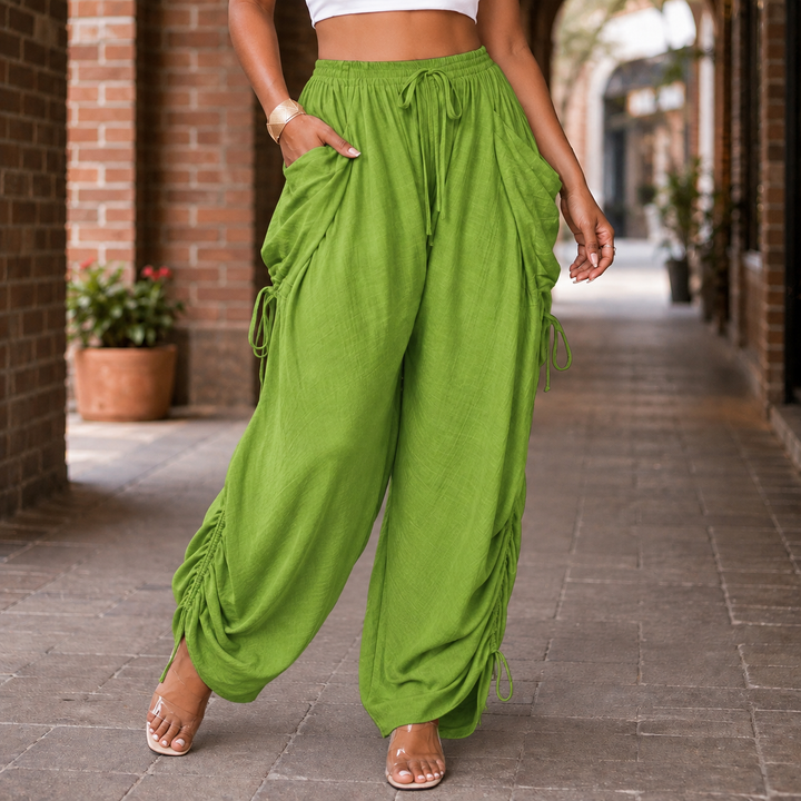 Women's Astrid-Lane Ruched Harem Pants product image | Invictora.com