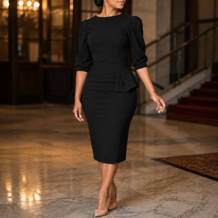 Women's Liora-Claire Peplum Dress product image | Invictora.com