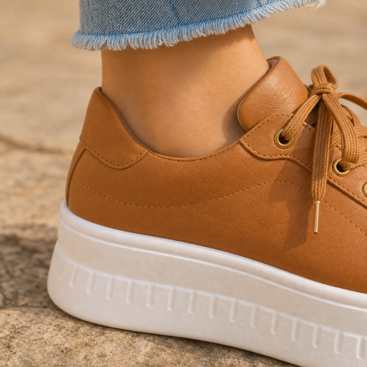 Women's Brindisi Orthopedic Sneakers in Brown | Invictora.com