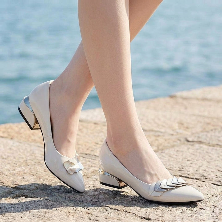 Women's Sienna Pointed Block Heels product image | Invictora.com