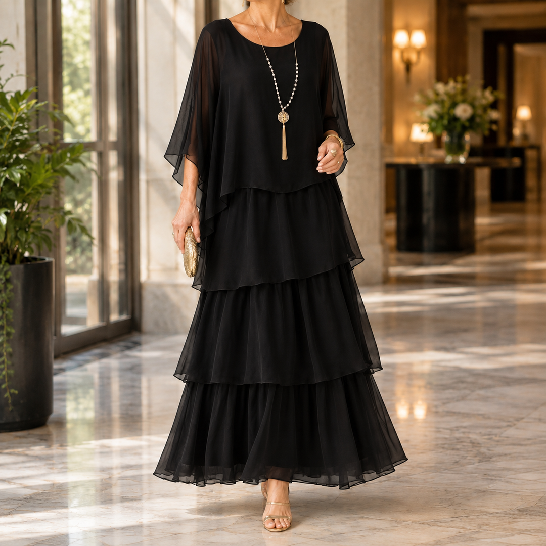 Women's Theodora-Eve Layered Maxi Dress product image | Invictora.com