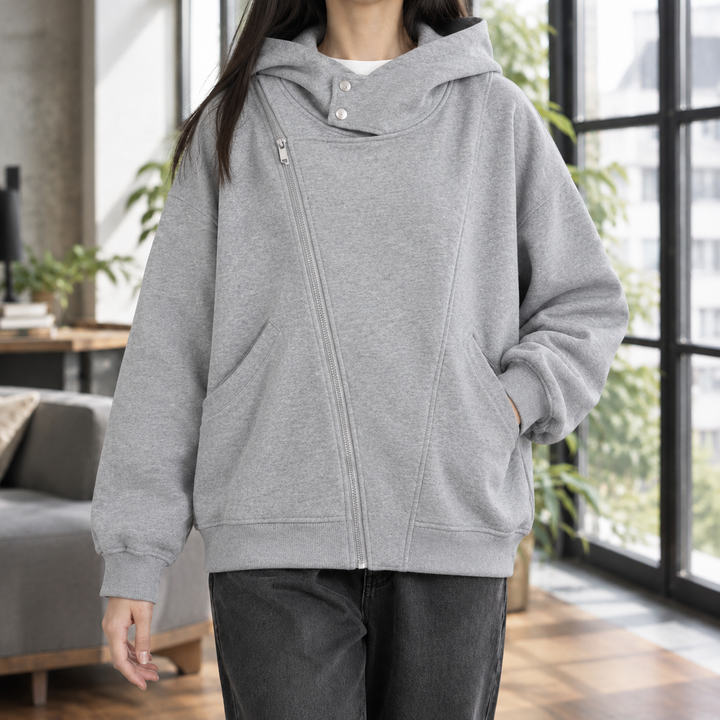 Women's Iolanthe-Rae Hooded Hoodie in Black | Invictora.com