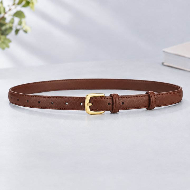 Women's Gravina Slim Belt in Black | Invictora.com