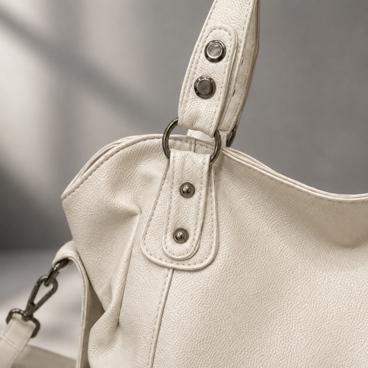 Women's Marconi Rivet Hobo Bag in Khaki | Invictora.com