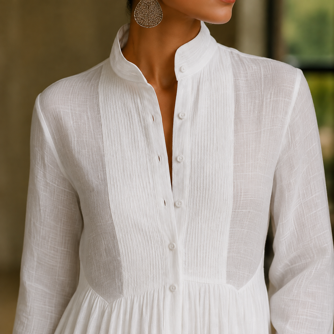 Women's Evangeline Button-Front Maxi Dress product image | Invictora.com