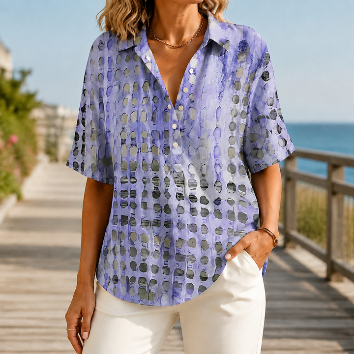 Women's Elara-Lane Relaxed Top in Pink | Invictora.com