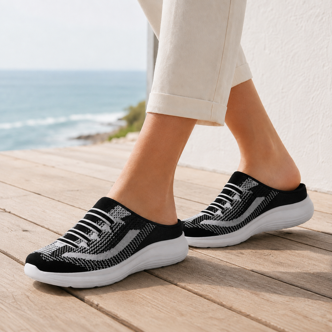 Women's Bruni Slip-On Sneakers in Pink | Invictora.com