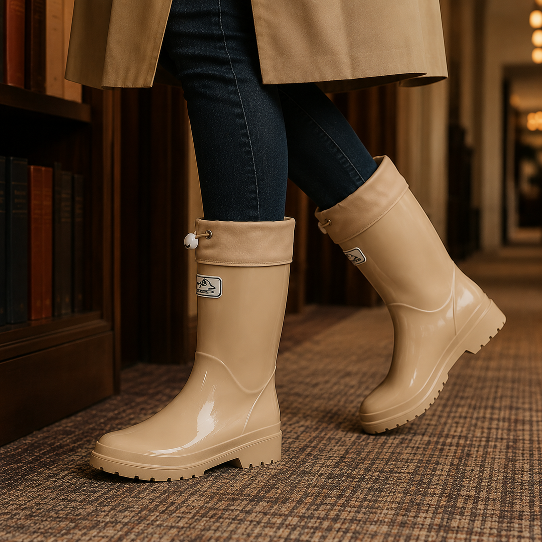 Women's Caffaro Drawstring Rain Boots product image | Invictora.com
