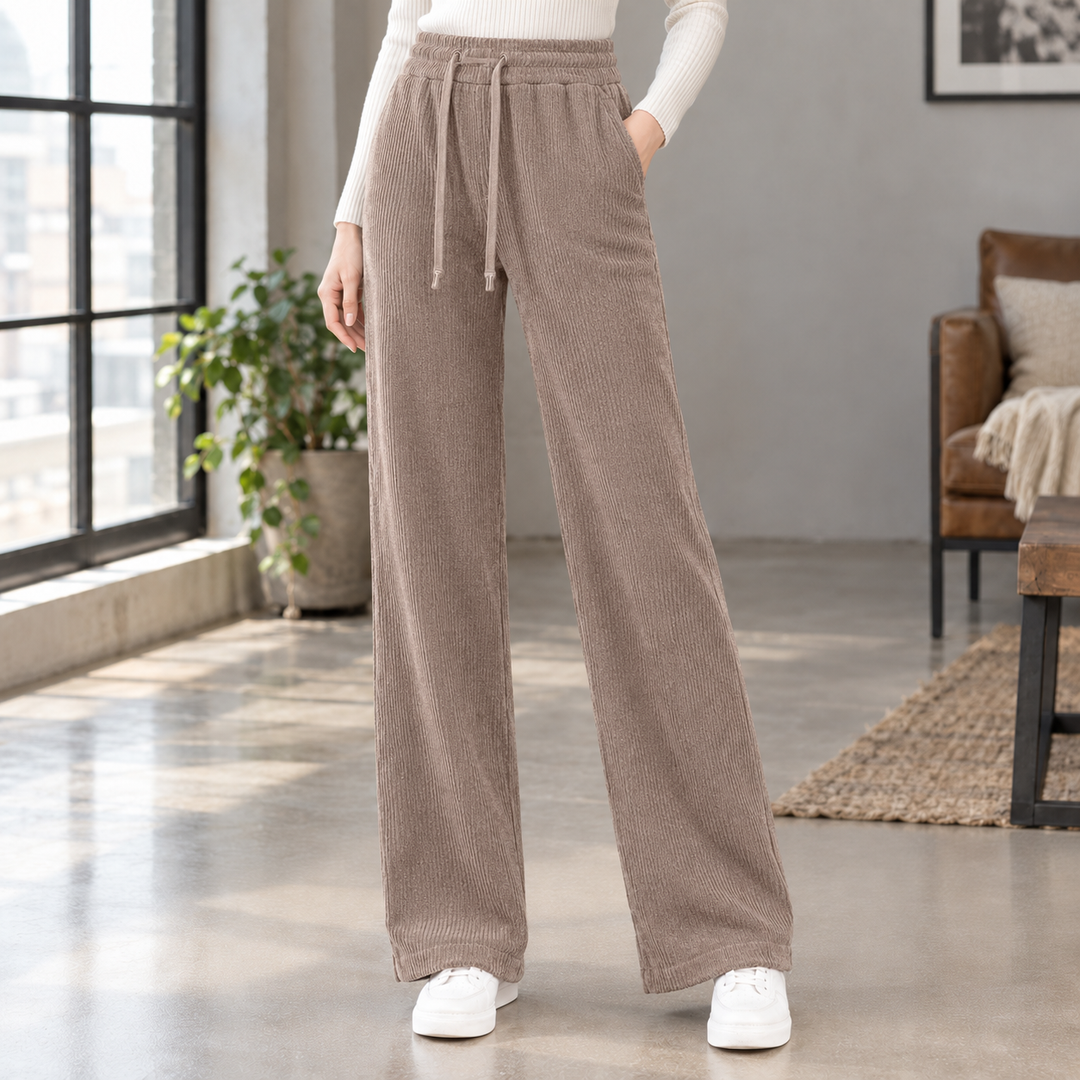 Women's Joy Wide Leg Pants in Black | Invictora.com