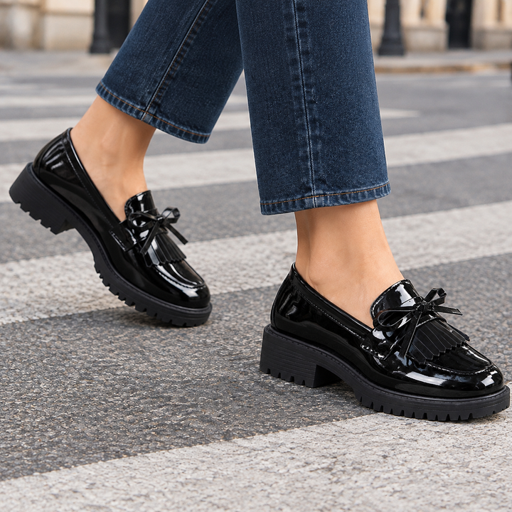 Women's Gonzaga Patent Loafers product image | Invictora.com