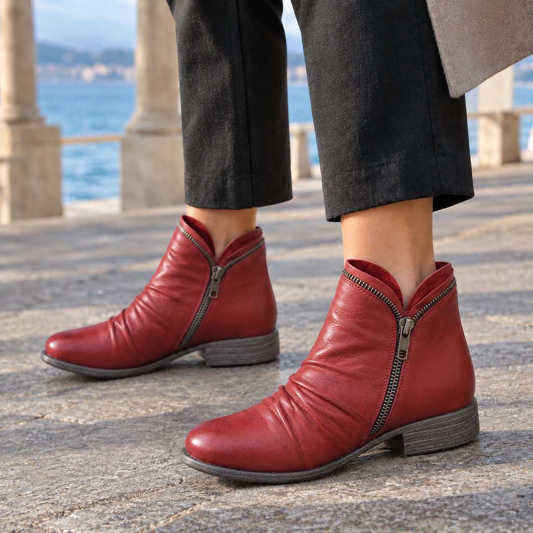 Calvino-Capri Women's Zip Ankle Boots product image | Invictora.com