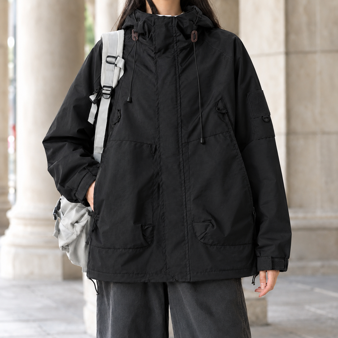 Women's Eden-Hope Hooded Utility Jacket in Strawberry Red | Invictora.com