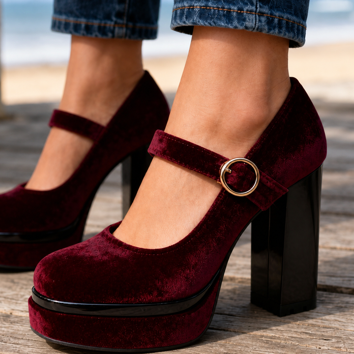 Women's Gori Mary Jane Heels product image | Invictora.com