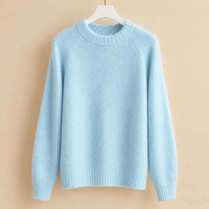 Women's Tabitha-Jade Brushed Sweater in Lemon Yellow | Invictora.com
