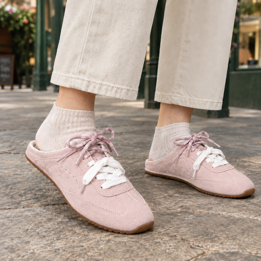 Women's Delano-Parma Backless Sneakers in Cream | Invictora.com