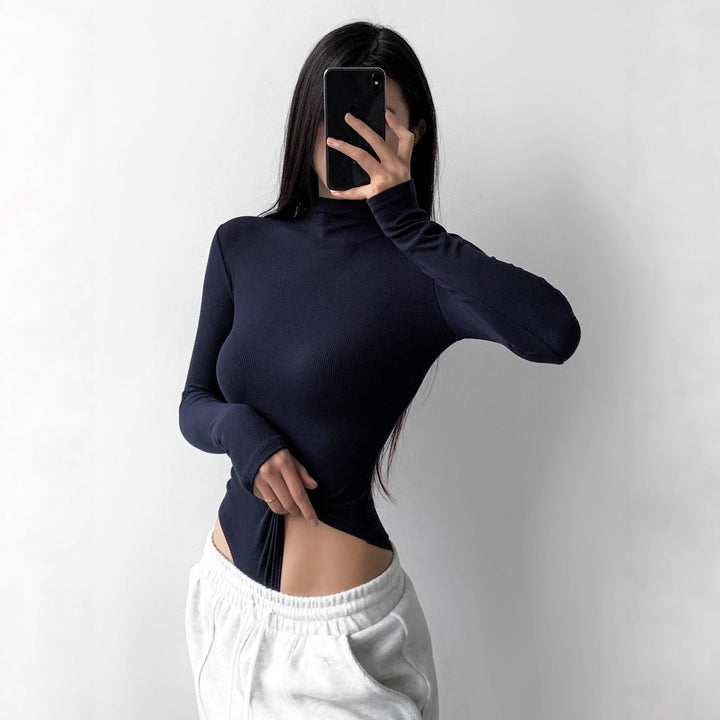 Women's Esme Ribbed Bodysuit in White | Invictora.com