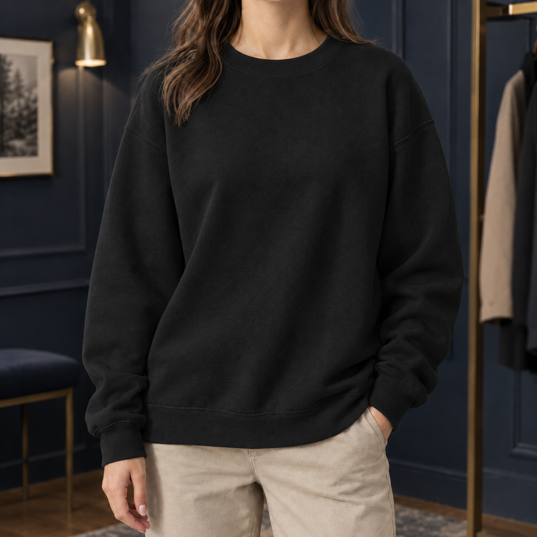 Women's Candela Crewneck Sweater in White | Invictora.com