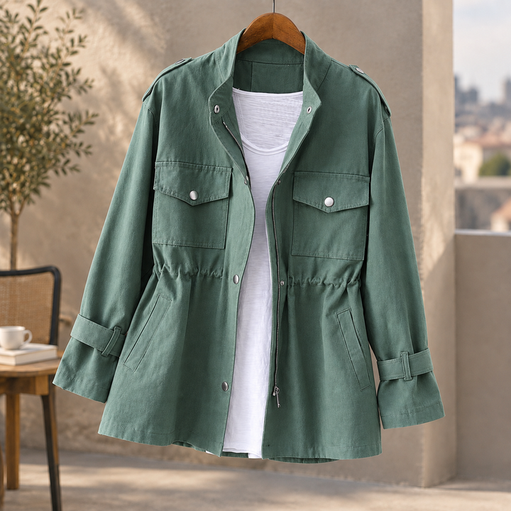 Women's Celandine-June Utility Jacket in Pink | Invictora.com