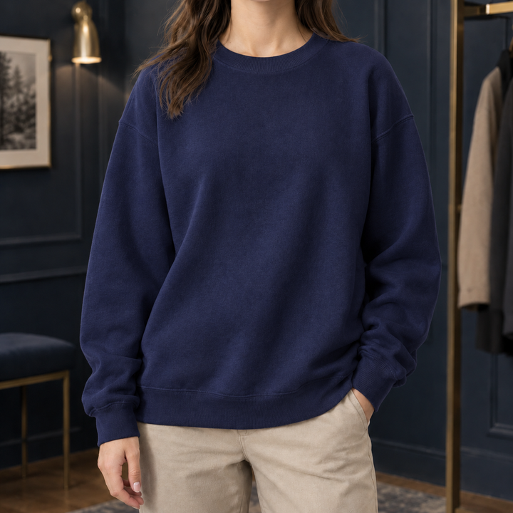 Women's Candela Crewneck Sweater in White | Invictora.com