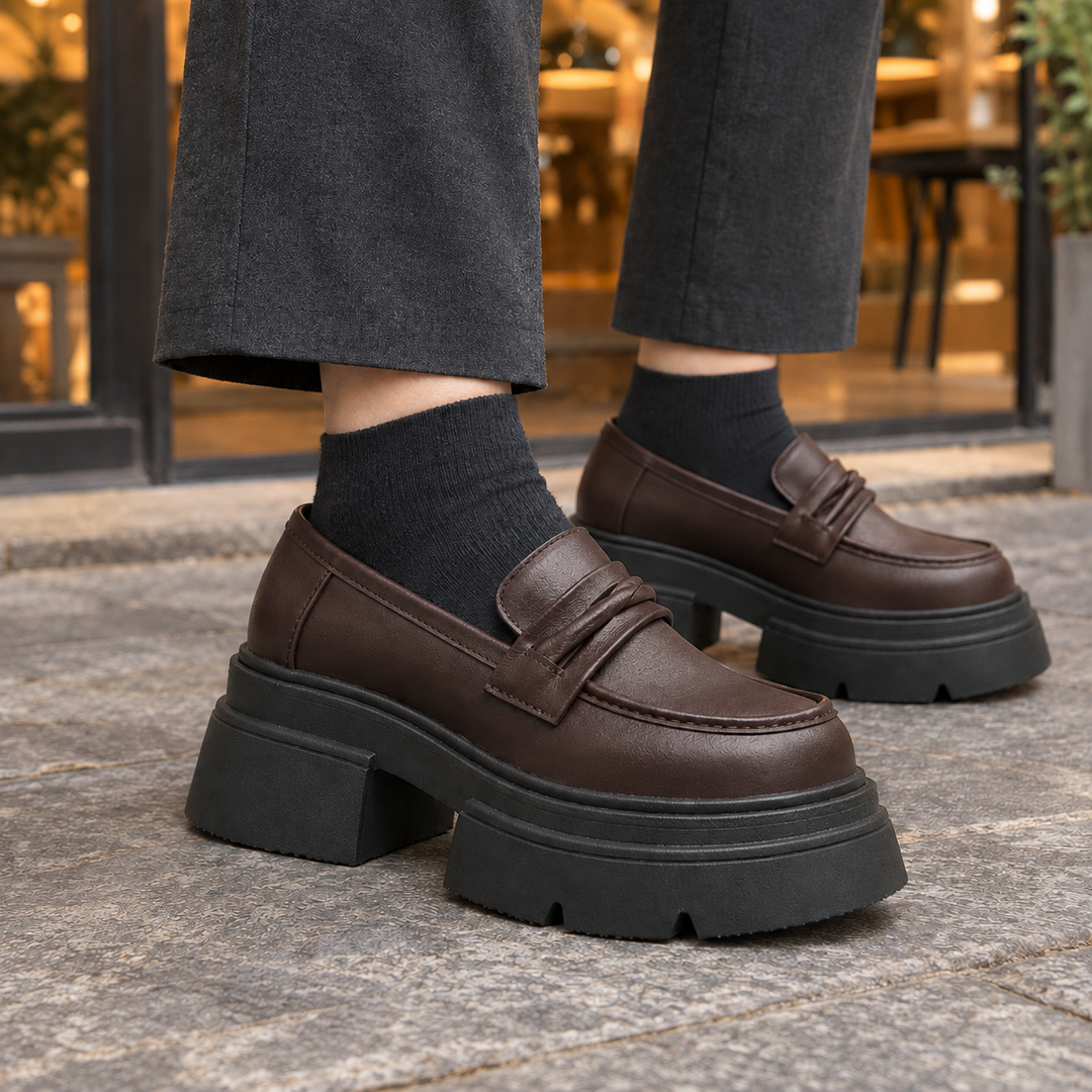 Women's Erbetta Platform Loafers product image | Invictora.com