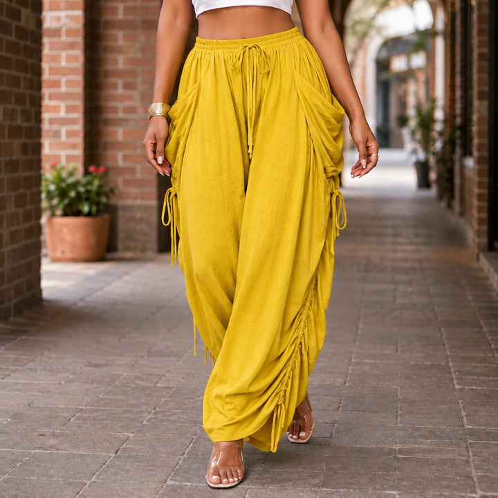 Women's Astrid-Lane Ruched Harem Pants product image | Invictora.com
