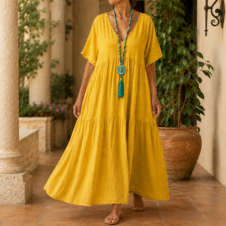 Women's Tatiana Tiered Maxi Dress product image | Invictora.com