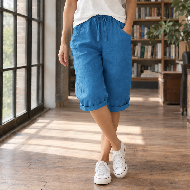 Women's Olympia-Louise Relaxed Capri Pants product image | Invictora.com
