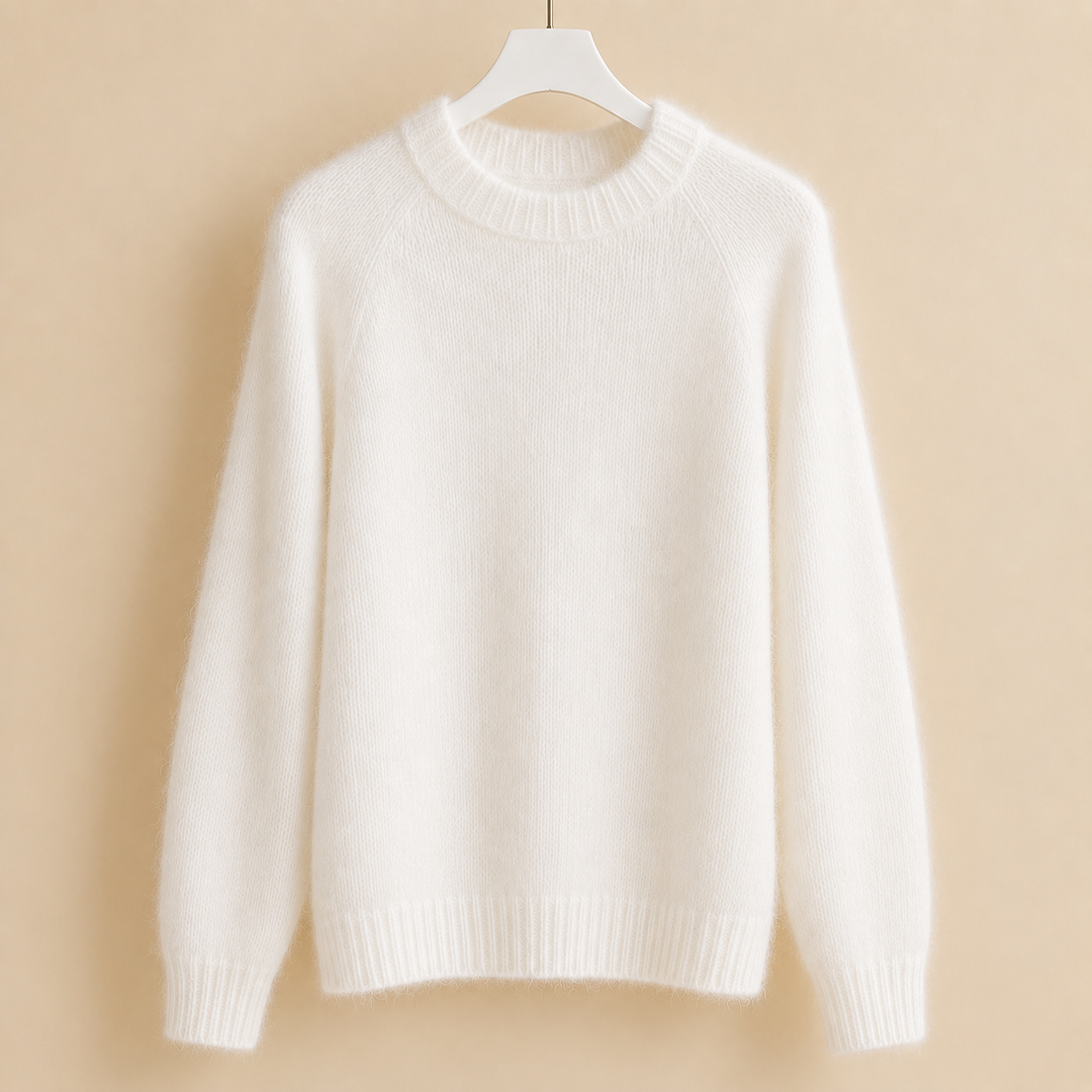 Women's Tabitha-Jade Brushed Sweater in Lemon Yellow | Invictora.com