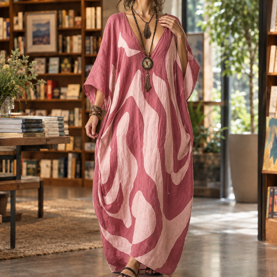 Women's Sophie Cocoon Maxi Dress in Peacock Green | Invictora.com