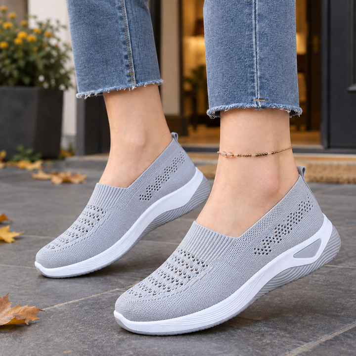 Women's Crivelli-Lucca Slip-On Sneakers in Black | Invictora.com