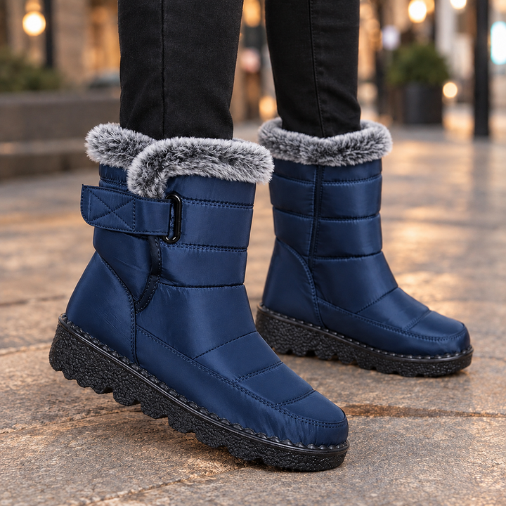 Mantova-Lucca Women's Plush Collar Boots product image | Invictora.com