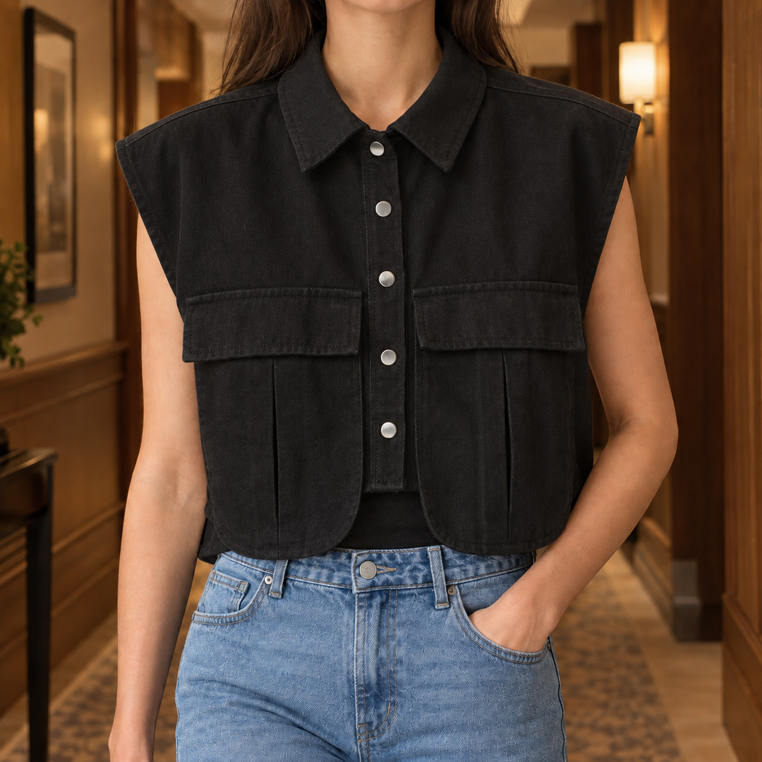 Women's Iolanthe Utility Top in White | Invictora.com