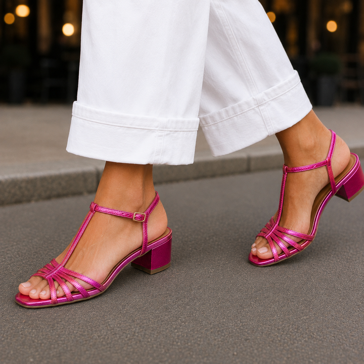 Women's Andrioli T-Bar Sandals product image | Invictora.com
