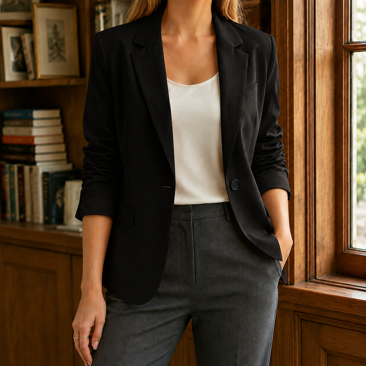 Women's Natalia-Grace Tailored Blazer in Pink | Invictora.com