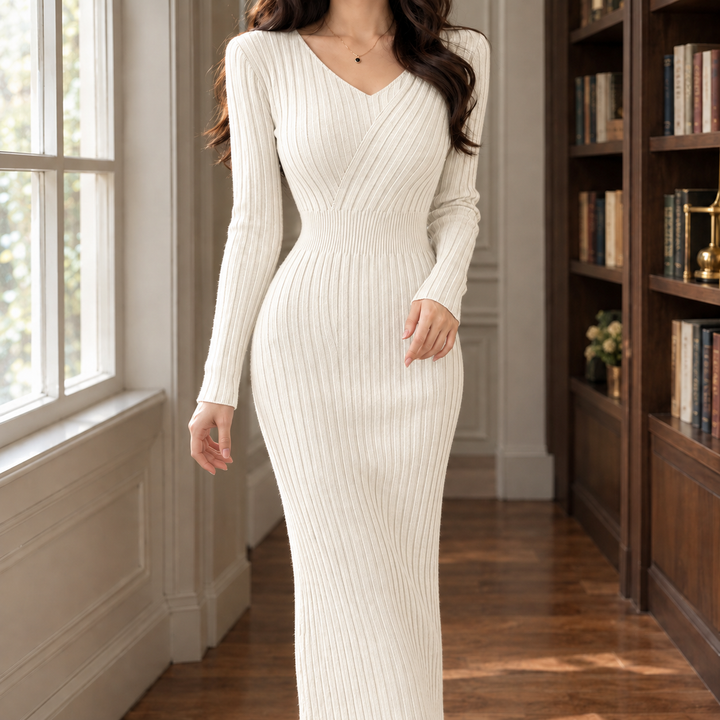 Women's Crystal-June Bodycon Dress in Khaki | Invictora.com